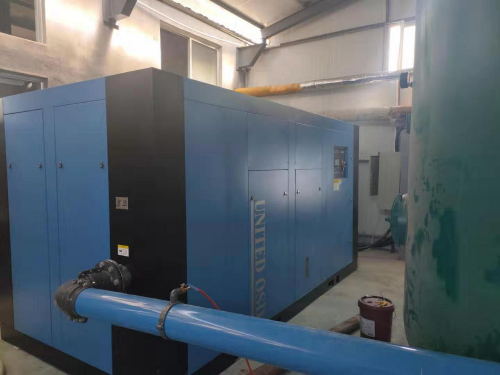 高密某紡織有限公司,采購(gòu)睿寂行低壓螺桿空壓機(jī)（250KW變頻）