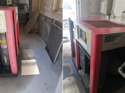 如此陋室，住在這里的螺桿空壓機(jī)都快哭了！